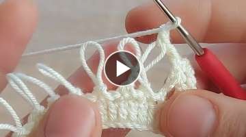 Super easy knitting model / Tığ işi çok kolay örgü yelek şal bluz modeli modeli