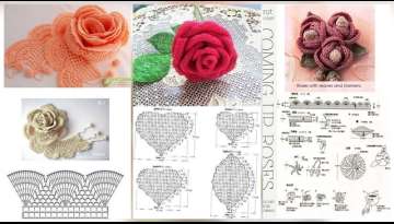 Beautiful 3D crochet flower tutorial