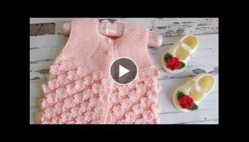 En Güzel Kız Bebek Yelek Modelleri (Baby girl knit vest models)