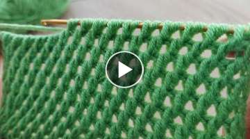 Super Very Easy Tunisian Crochet Pattern Vest Bag Blanket Pattern
