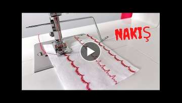 Embroidery on the sewing machine / The easiest way to sew