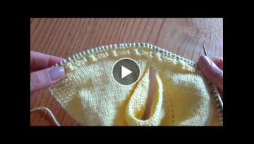 Baby vest knitting pattern / Knitting baby vest patterns / For 6-9 months