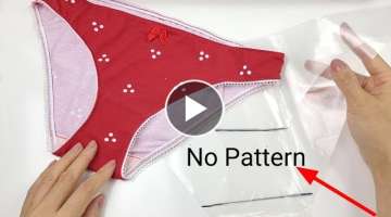 You're not Seamstresses but you can sew underwear easily / Sewing Tips and Tricks