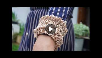 Smocking in Fashion Design / Beaded Cuffs with Embroidery Technique