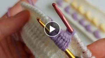 Super Easy Tunisian Knitting / Tunisian fabulous knitting pattern
