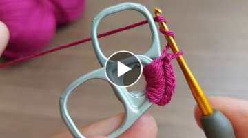 Super Easy Soda Can Opener Crochet Knitting / Açma halkaları ile tığ işi örgü