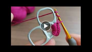 Super Easy Soda Can Opener Crochet Knitting / Açma halkaları ile tığ işi örgü