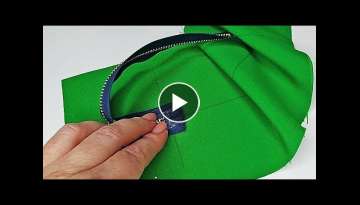11 ways to sew a zipper without basting