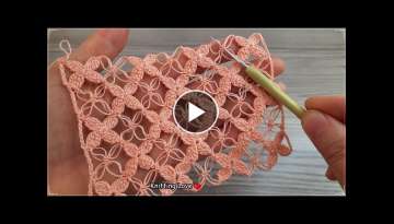 Beautiful Crochet Summer Shawl, Sweater, Blouse and Runner Model tutorial video
