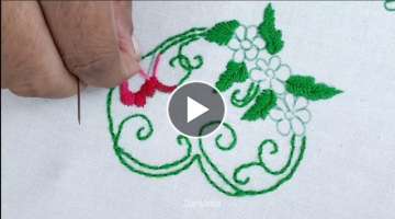 hand embroidery cushion cover design