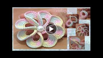 Gorgeous 3D crochet FLOWER