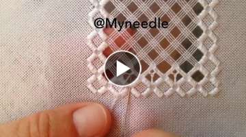 Filling stitch / hardanger embroidery