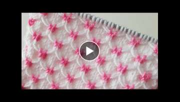 Very nice two needle ribbon knitting pattern