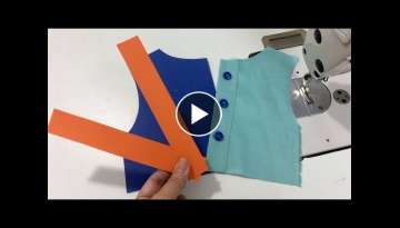5 Ways to Make Shirt Placket Stitching / Sewing technique