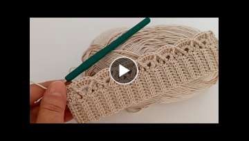 PERFECT / You can easily apply this model to any fabric you want! crochet pattern