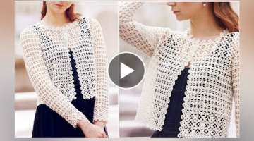 Wonderful crochet women's jacket