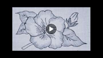 3D flower hand embroidery - Beautiful standalone embroidery design