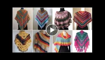 Impressive and Stylish Crochet Knitting Ponchos Designe