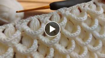 Super Easy Crochet Knitting / Gorgeous Crochet Knitting Pattern