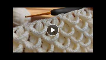 Super Easy Crochet Knitting / Gorgeous Crochet Knitting Pattern