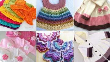 Cute crochet baby clothes