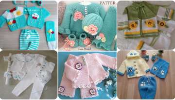 Knitted baby sets
