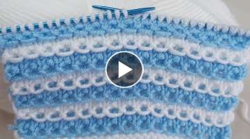 two knitting needles easy explanation of knitting / crochet knitting pattern