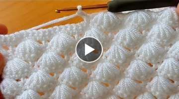 Super Easy Knitting Crochet / very easy large knitting pattern