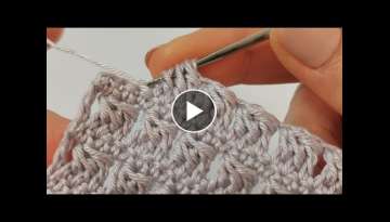 Amazing 3D CROCHET Stitches / for Scarf Blanket Phone Case - Bag and More