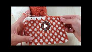 Super Easy Reversible Crochet Pattern / Super Easy Double Sided Knitting Pattern