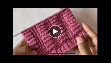 Easy Knitting Stitch Pattern