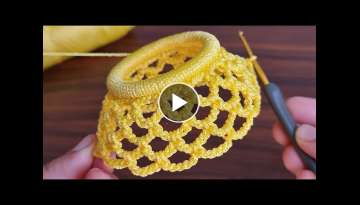 Super‼️Very Easy Crochet Knitting / Those who have seen admire the weaving pattern