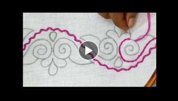 Hand embroidery so beautiful design nakshi kantha stitch