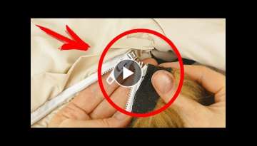 With This Method You Repair a Broken Zipper in 2 Minutes, even if you are not a Tailor!