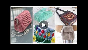 attractive And Impressive crochet handbags Designs