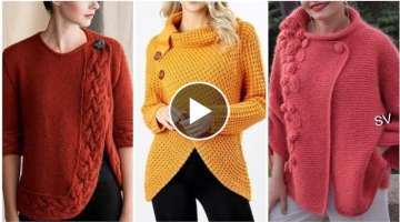 Unique and elegant handmade crochet cardigan sweater jacket women ideas