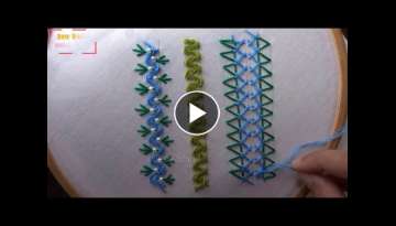 Hand Embroidery Tutorial / Modified basic stitches