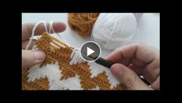 Blanket, vest, bag, beret, scarf pattern / Very nice and easy crochet pattern