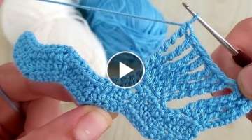 Super Easy Crochet Knitting Pattern - Very beautiful vest blanket model