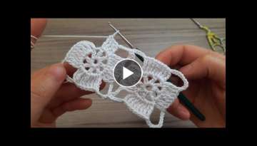 AMAZING / Very Beautiful Crochet Flower Design /Crochet online tutorial for beginners
