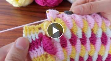 Super easy how to crochet model / tığ işi çok kolay örgü modeli yapımı