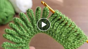 Super easy crochet knitting / Very beautiful crochet You will love the gorgeous knitting pattern