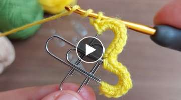 Super Crochet with a Paperclip / Paper Clip Crochet Pattern