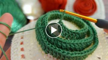 Amazing crochet design / tığ işi şahane örgü modeli