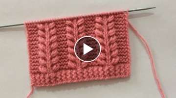Beautiful Knitting Stitch Pattern For Sweater / Cardigan