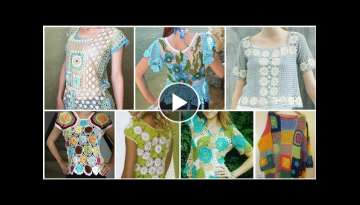 trend fashion hand knitting granny korean style best blouse dress for women fashion