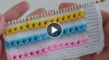 Description of two knitting models with knitting needles that we can evaluate their growing threa...