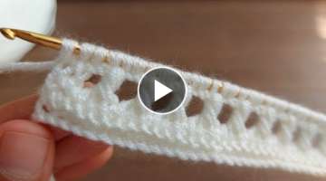 Super Easy Tunisian Knitting / Çok Güzel Tunus İşi Örgü Modeli