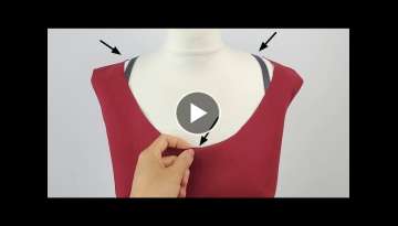 Many Sewing Lovers want to resolve this problem / Sewing Tips and Tricks to repair wide collar