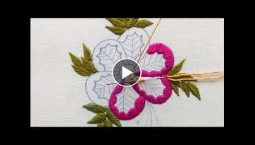 Hand Embroidery: Kanzashi Flower Embroidery - Brazilian Embroidery For Beginners